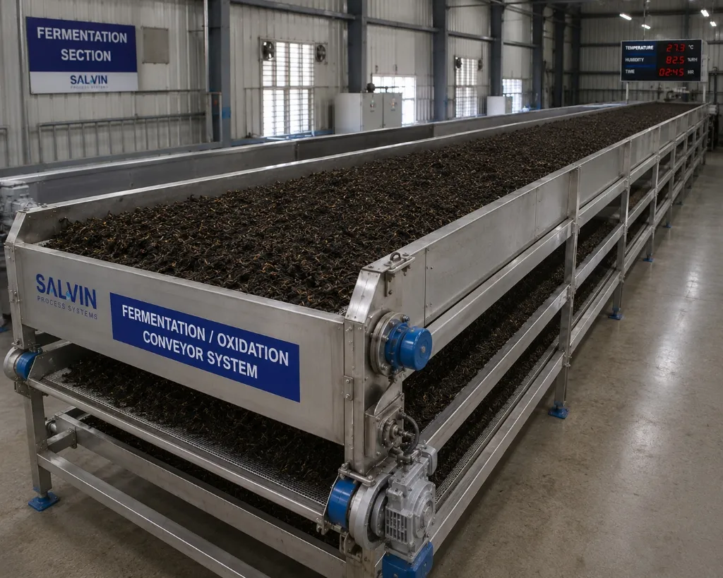 Fermentation / Oxidation Conveyor System
