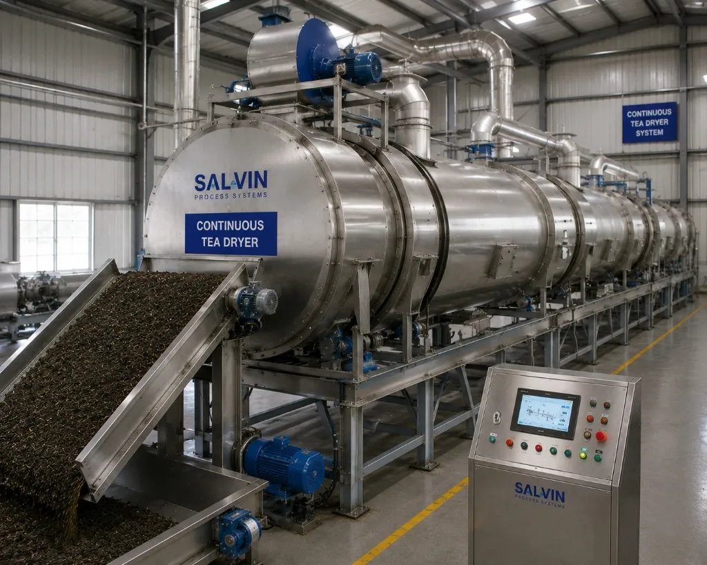 Continuous Tea Dryer