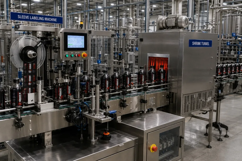 Sleeve Labeling & Shrink Tunnel
