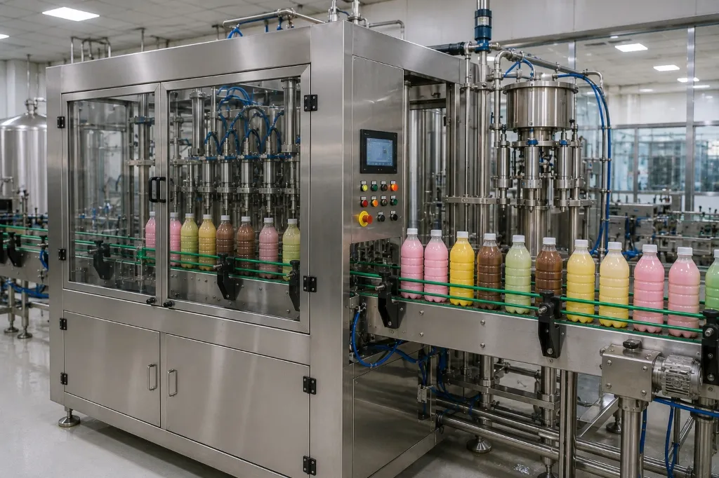 High-Speed Automatic Bottle Filling Line