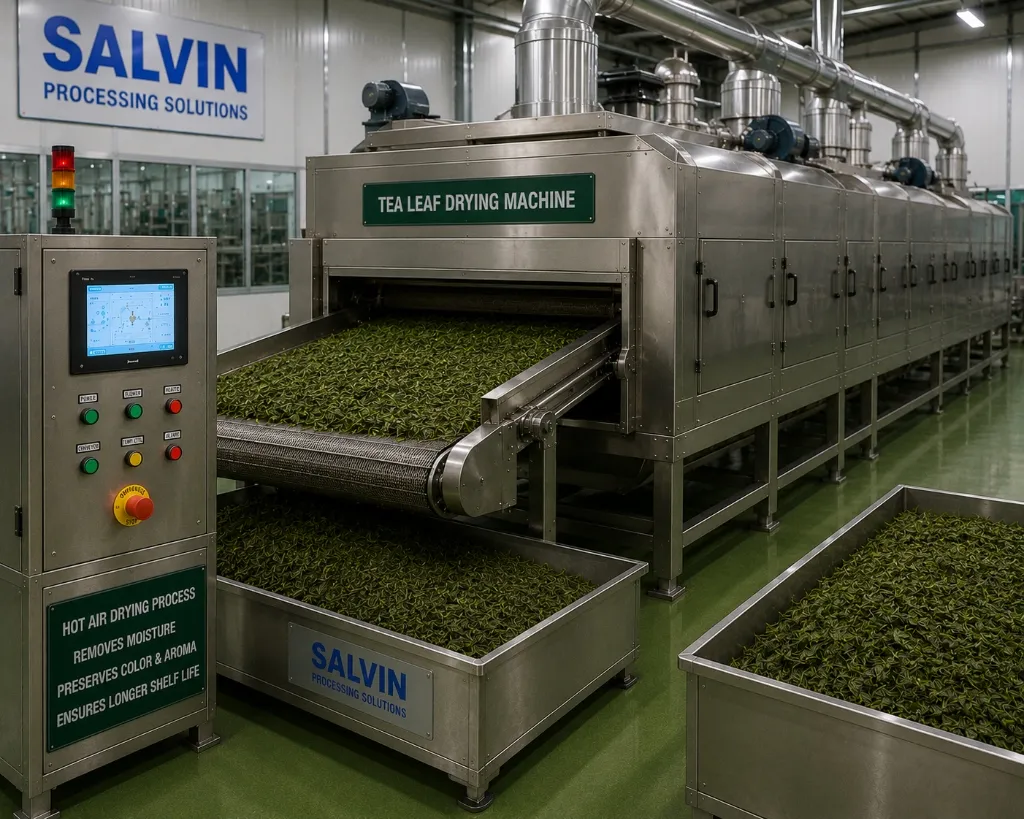 Tea Leaf Drying Machine