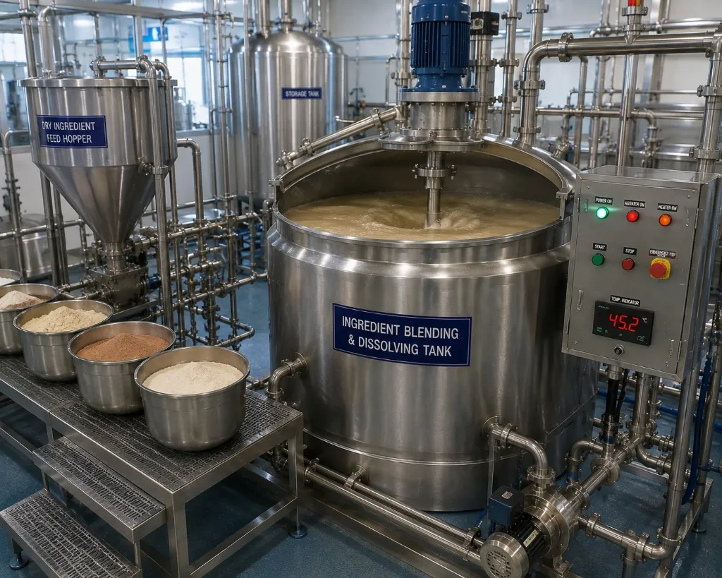 Ingredient Blending & Dissolving