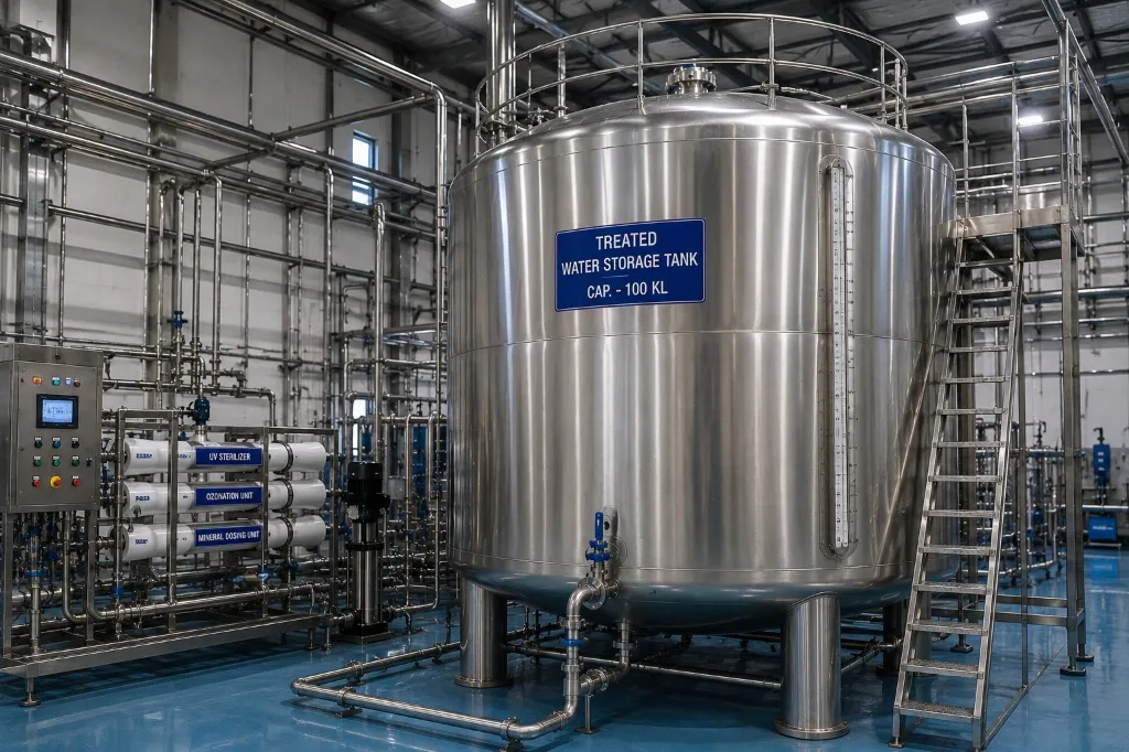 Treated Water Storage Tank