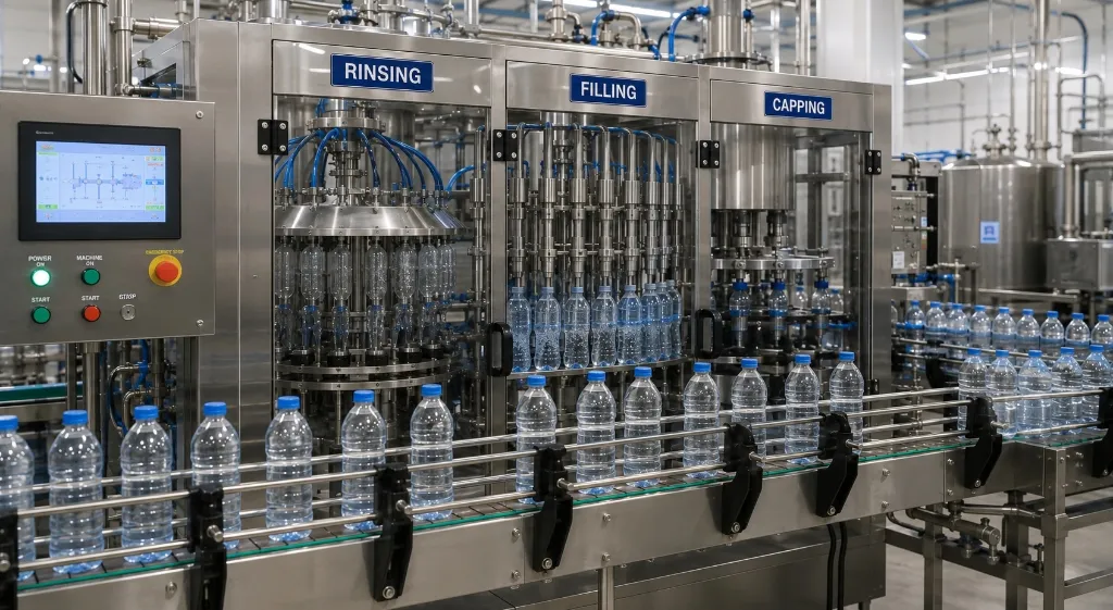 Rinsing, Filling & Capping