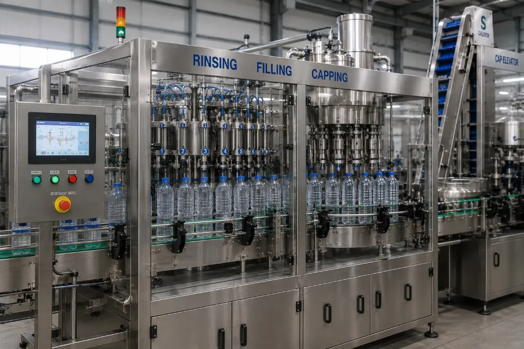 Rinsing, Filling & Capping