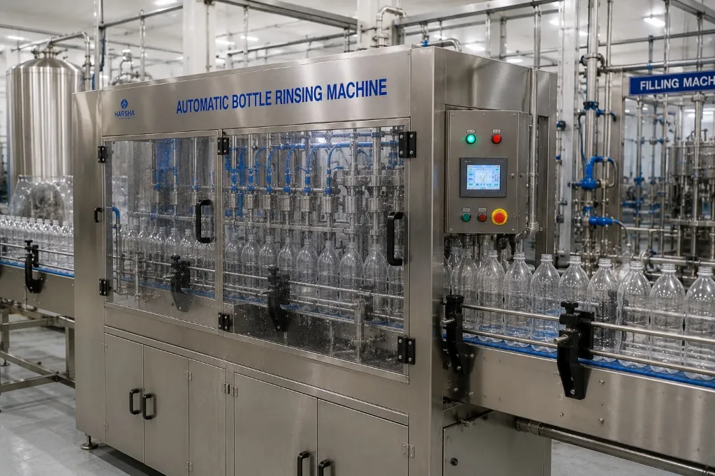 Automatic Bottle Rinsing Machine