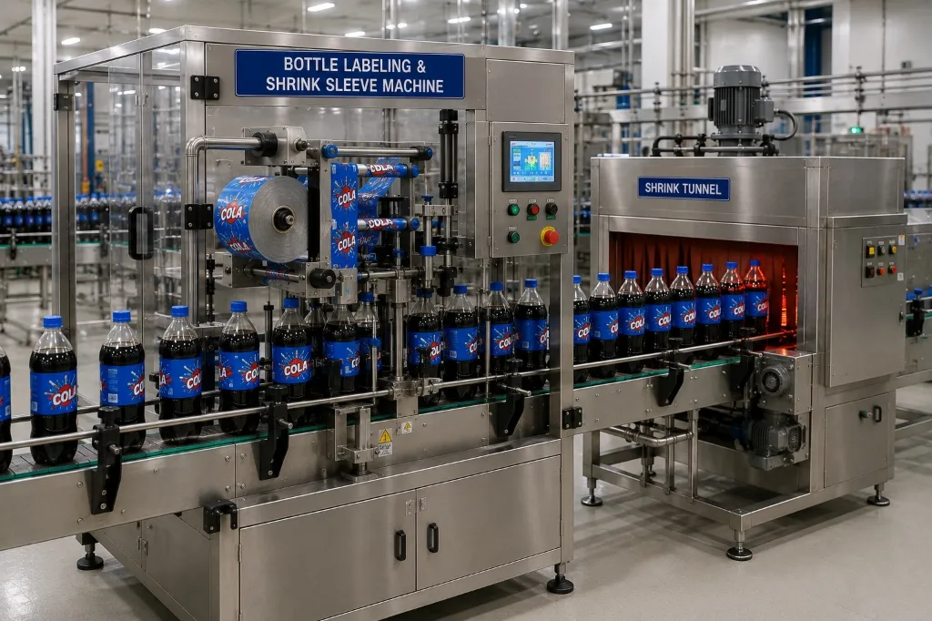 Bottle Labeling & Shrink Sleeve Machine