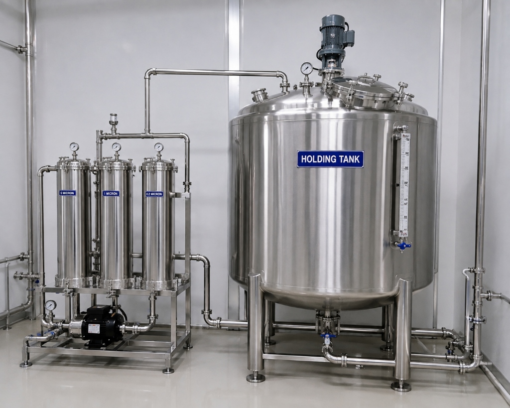 Holding Tank with Filtration