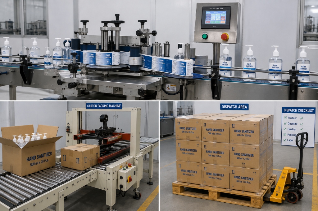 Labeling & Carton Packing Line