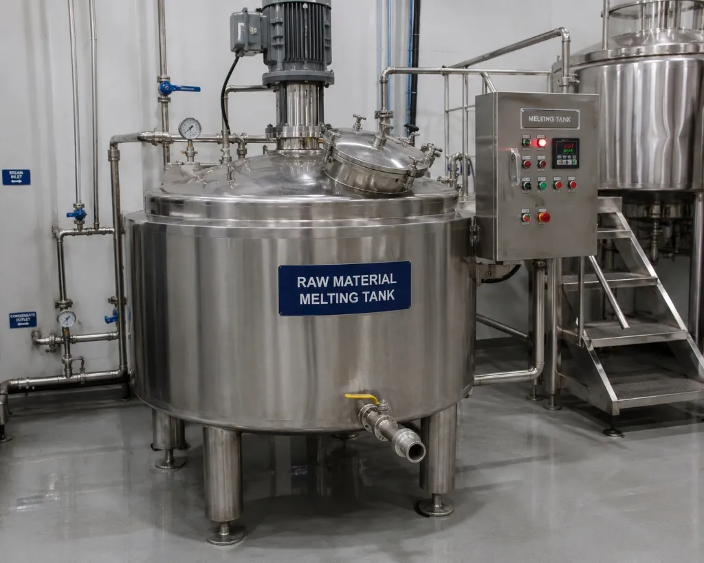 Raw Material Melting Tank