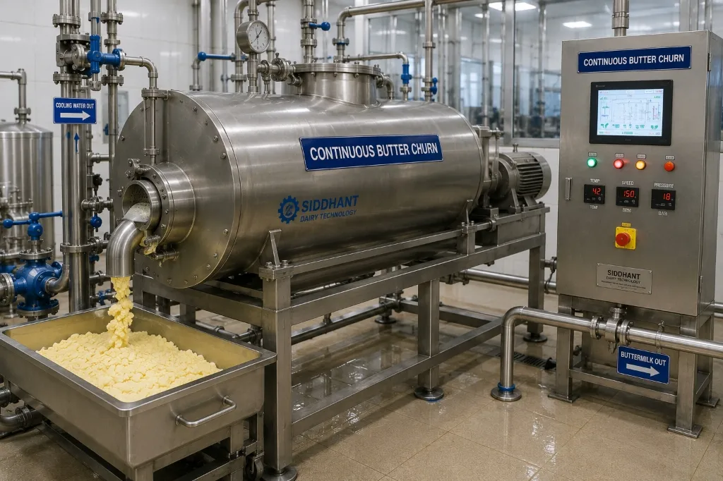 Continuous Butter Churn