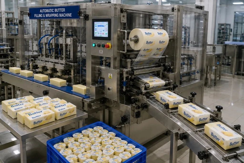 Automatic Butter Wrapping