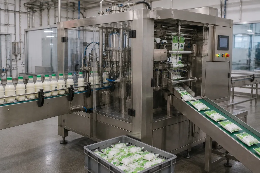 Automatic Pouch Packing Line