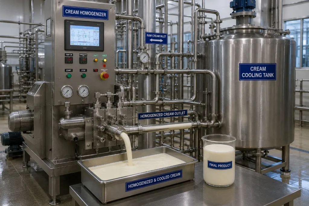 Cream Homogenizer & Cooler