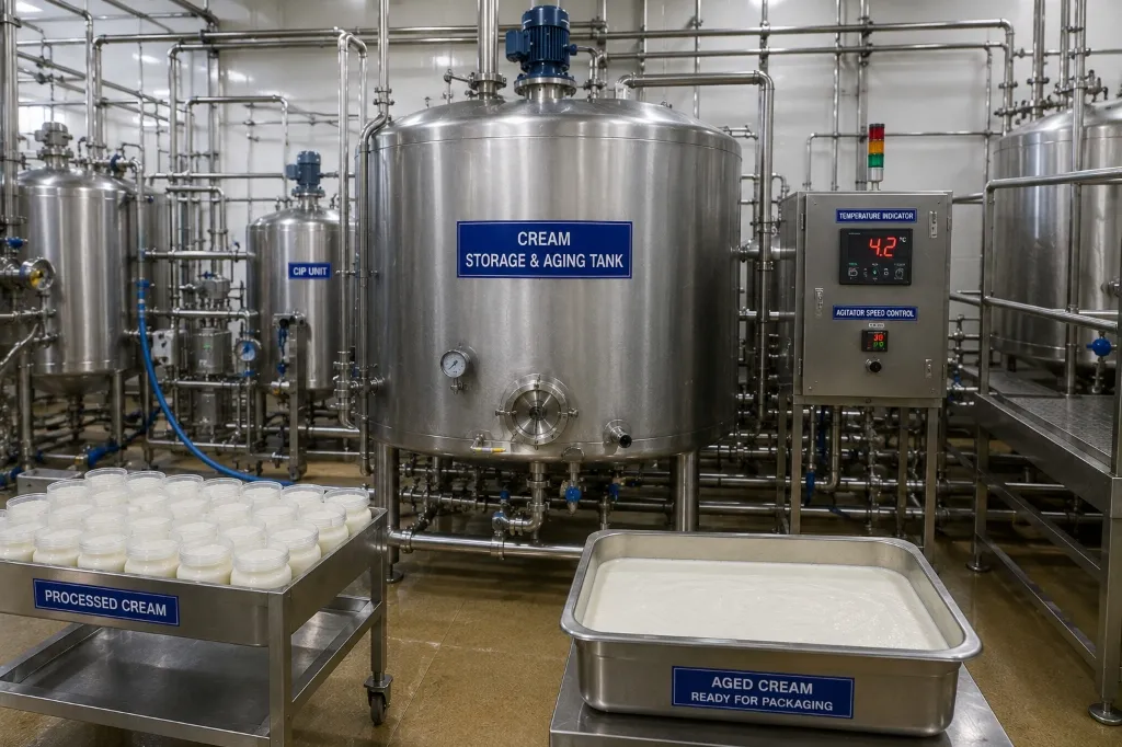 Cream Storage & Aging Tank