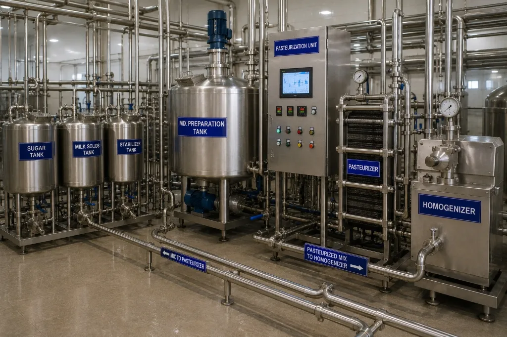 Mix Preparation & Pasteurization