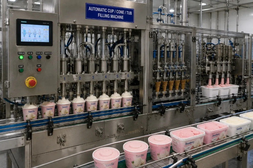 Automatic Cup & Cone Filling