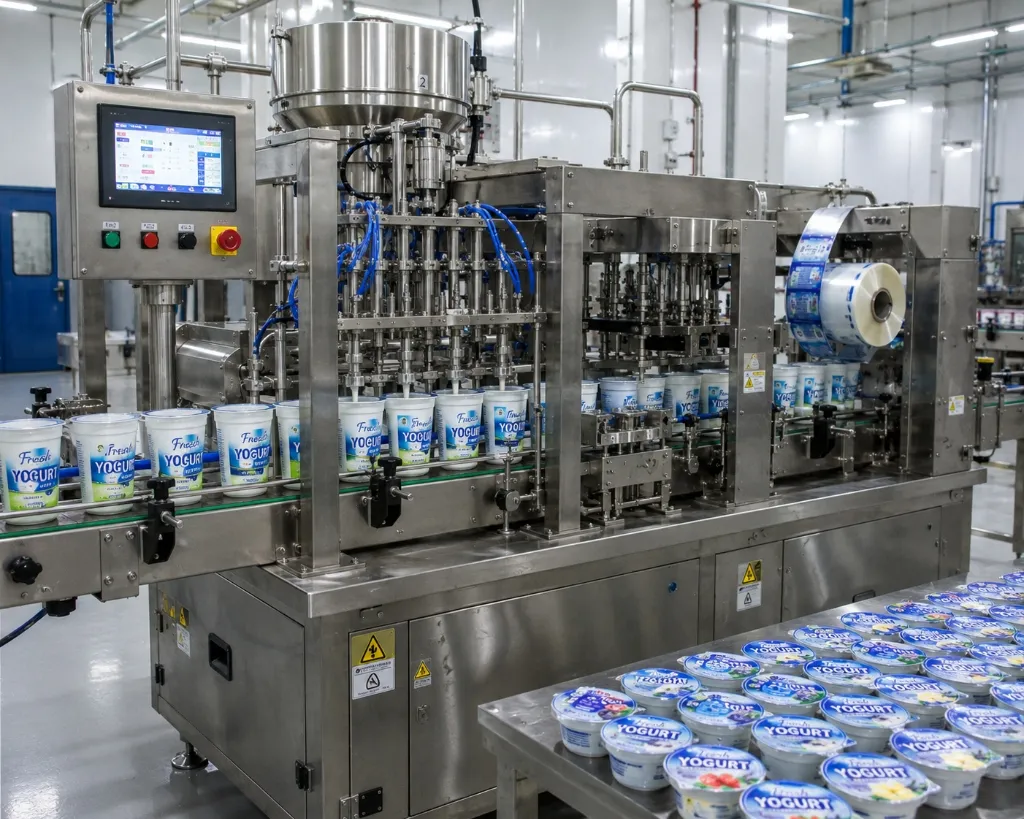 Fully Automatic Yogurt Plant Overview