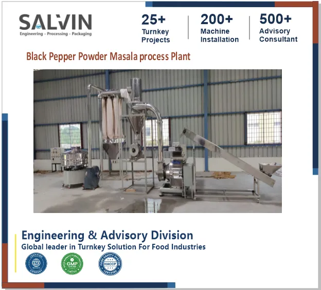 Black Pepper Powder Line