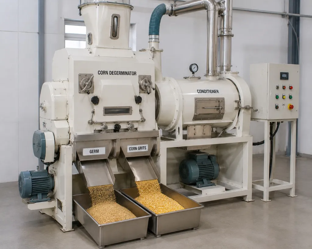 Fully Automated Corn Flour Plant by Salvin Industries