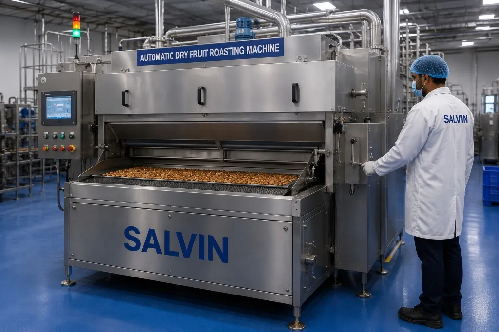 Automatic Dry Fruit Roasting Machine