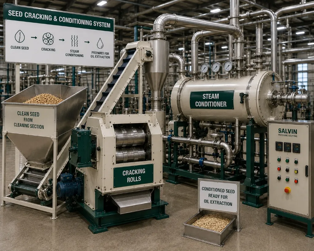Seed Cracking & Conditioning System