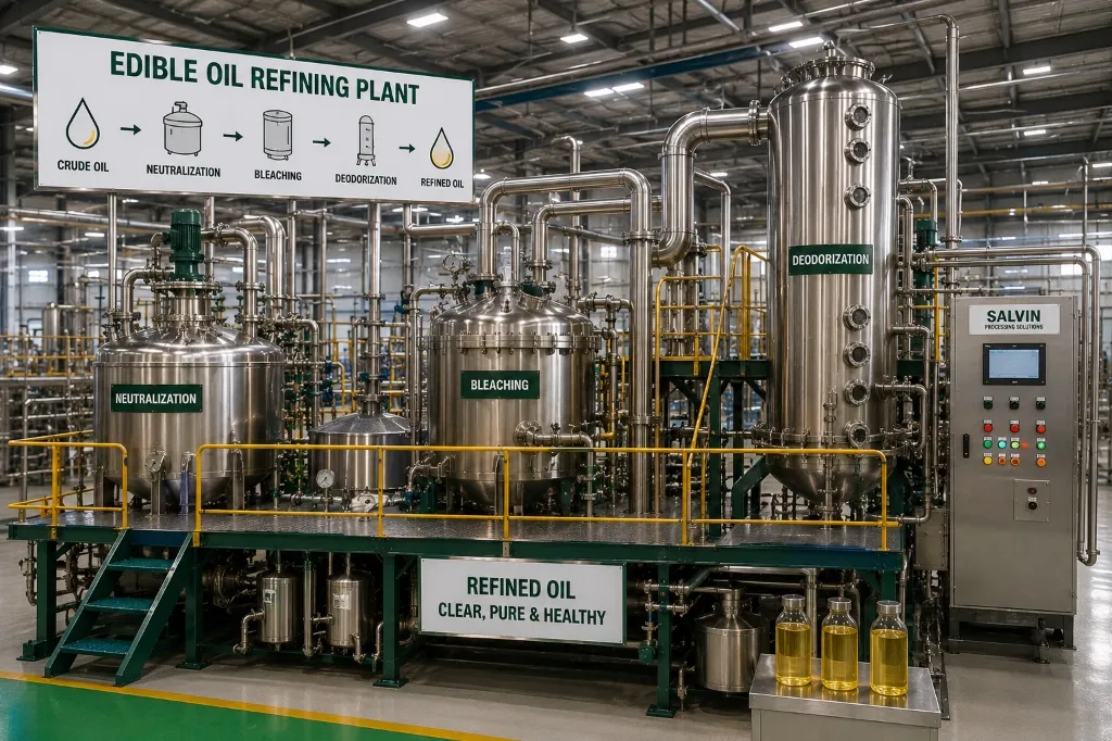 Edible Oil Refining Plant