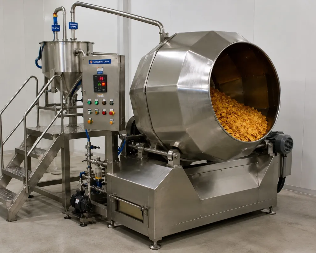 Rotary Seasoning Drum
