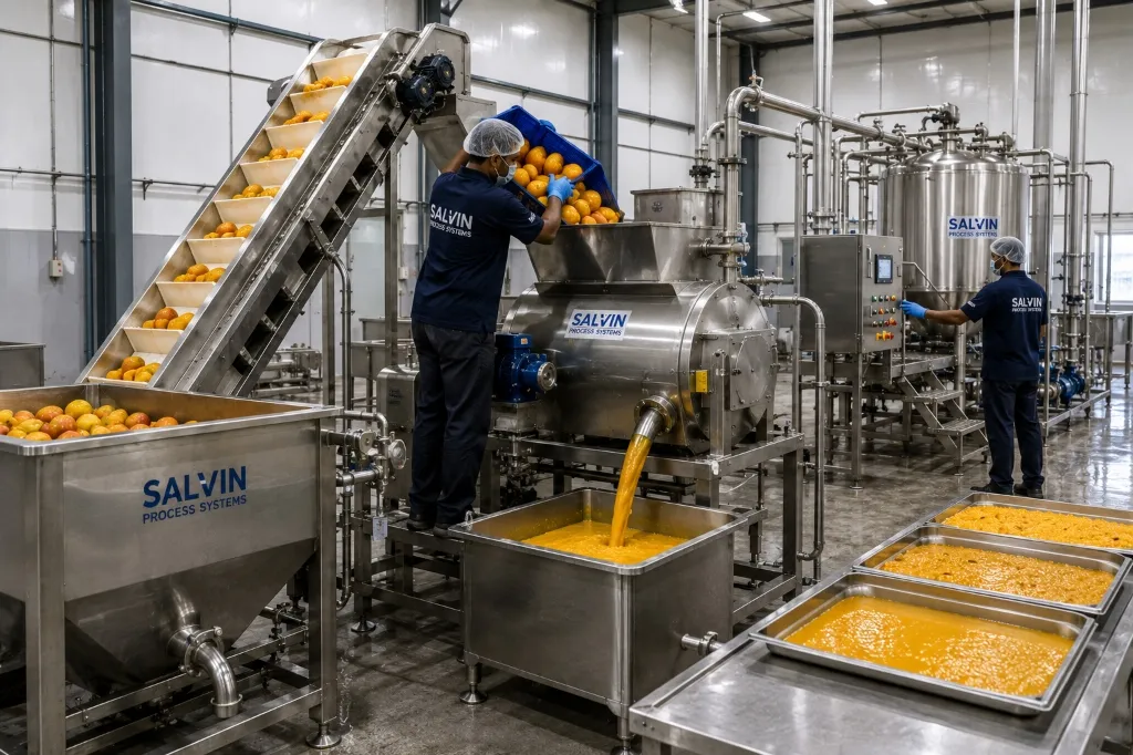 Fruit Pulping & Extraction System
