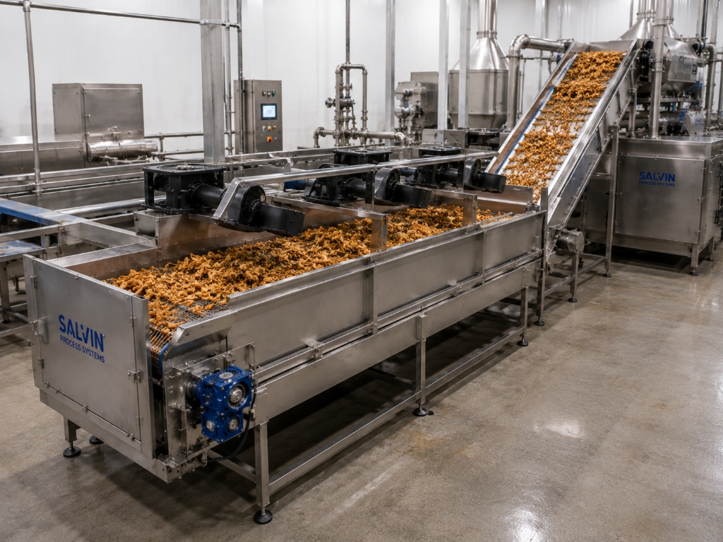 Continuous Onion Frying System