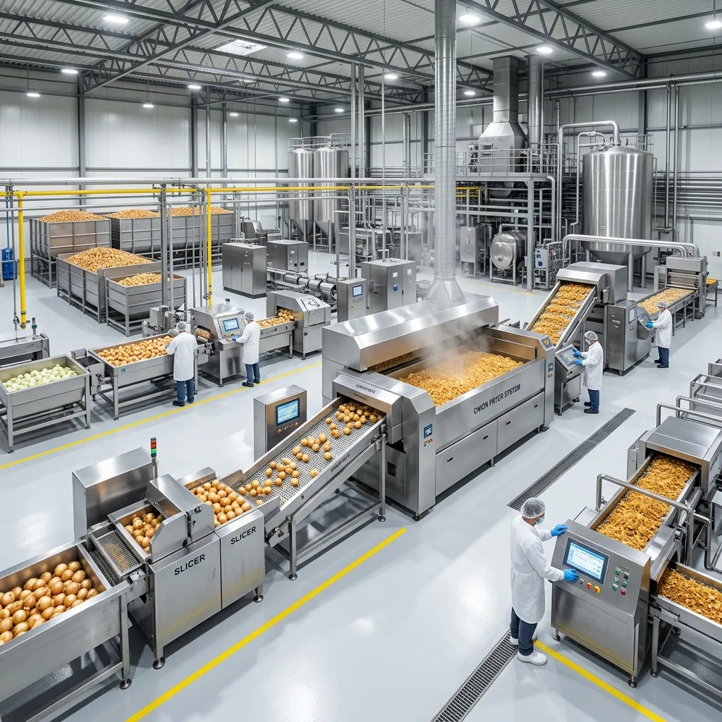 Fry Onions Processing & Packaging Plant
