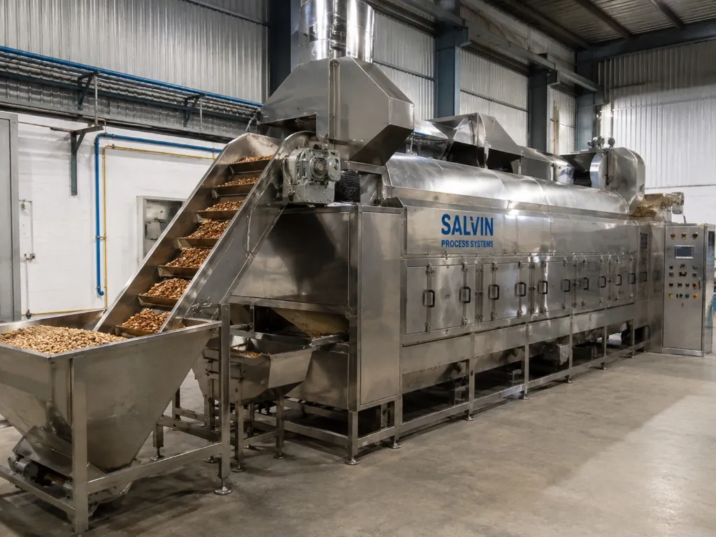 Continuous Groundnut Roaster