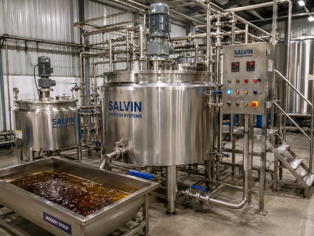 Jaggery Melting & Syrup Preparation System