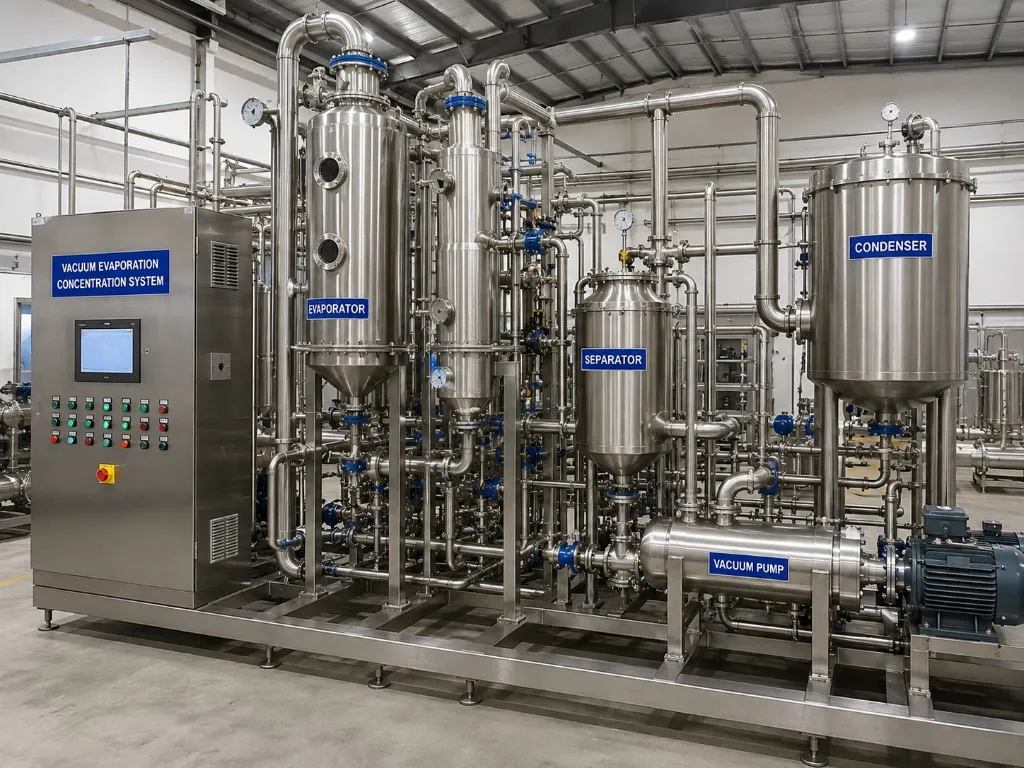 Vacuum Evaporation Concentration System