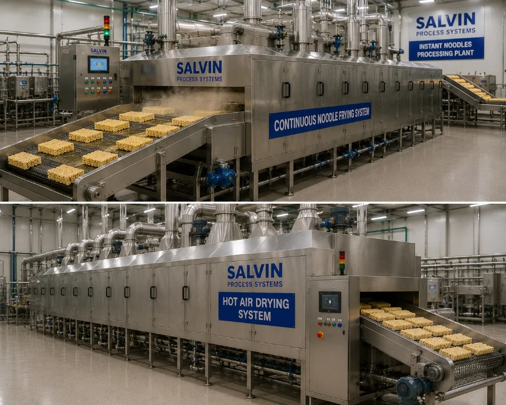 Continuous Noodle Frying System