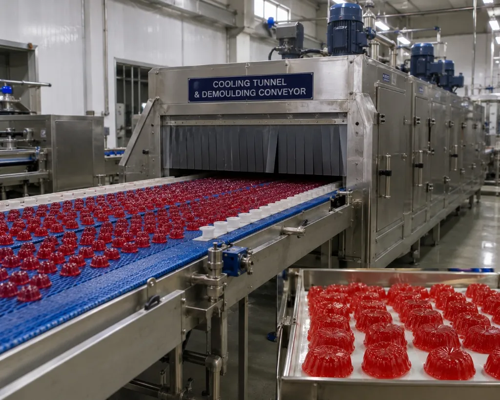 Cooling Tunnel & Demoulding Conveyor