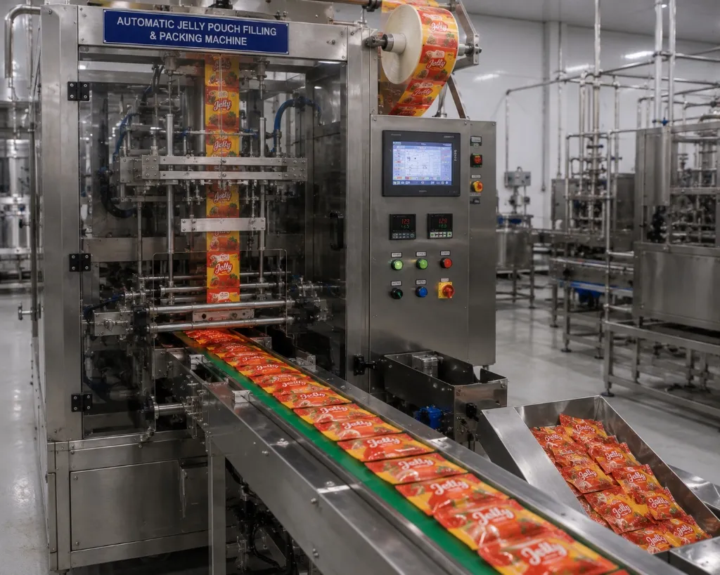 Automatic Jelly Pouch Filling & Packing Machine