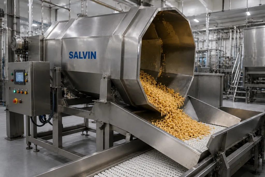 Rotary Flavoring & Mixing Drum