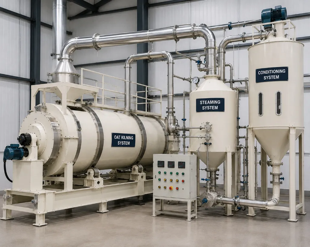 Oat Kilning, Steaming & Conditioning