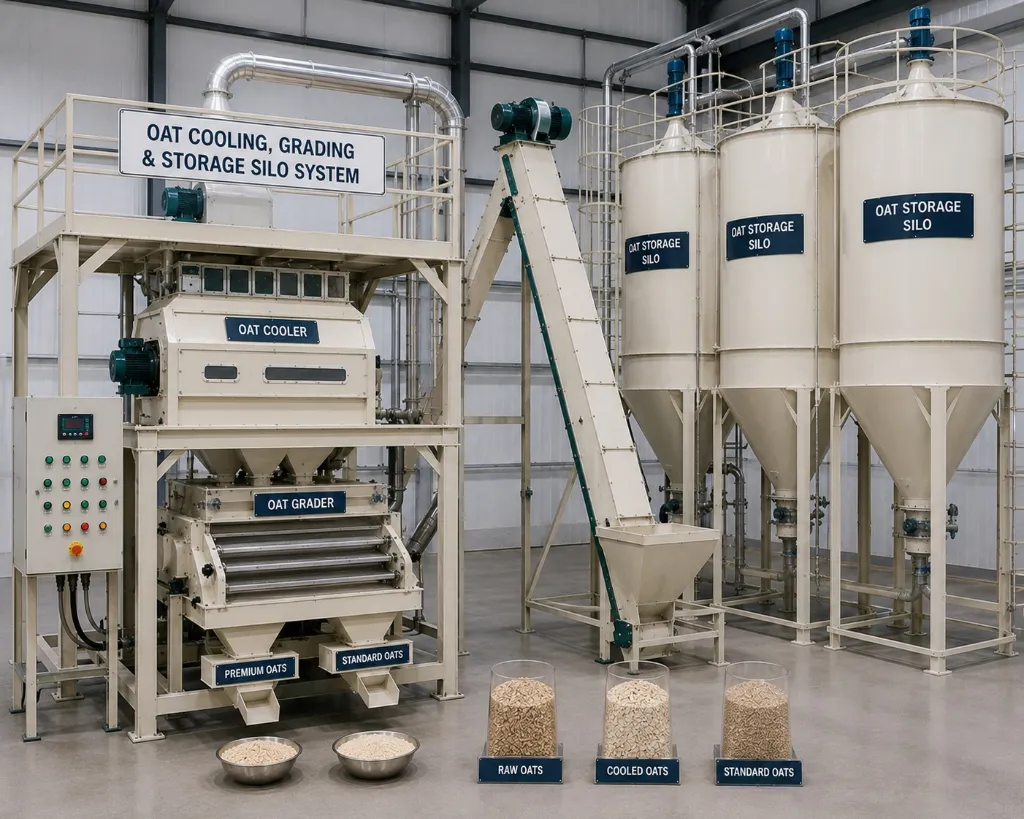 Oat Cooling, Grading & Storage Silo