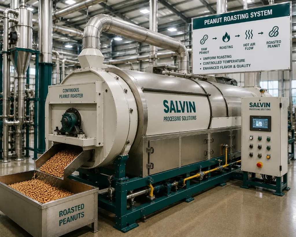 Continuous Peanut Roaster