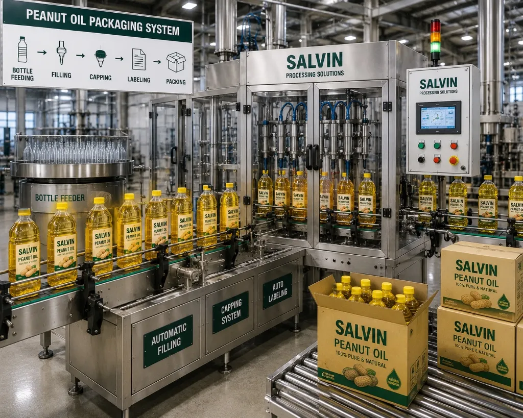 Peanut Oil Mill Plant by Salvin Industries