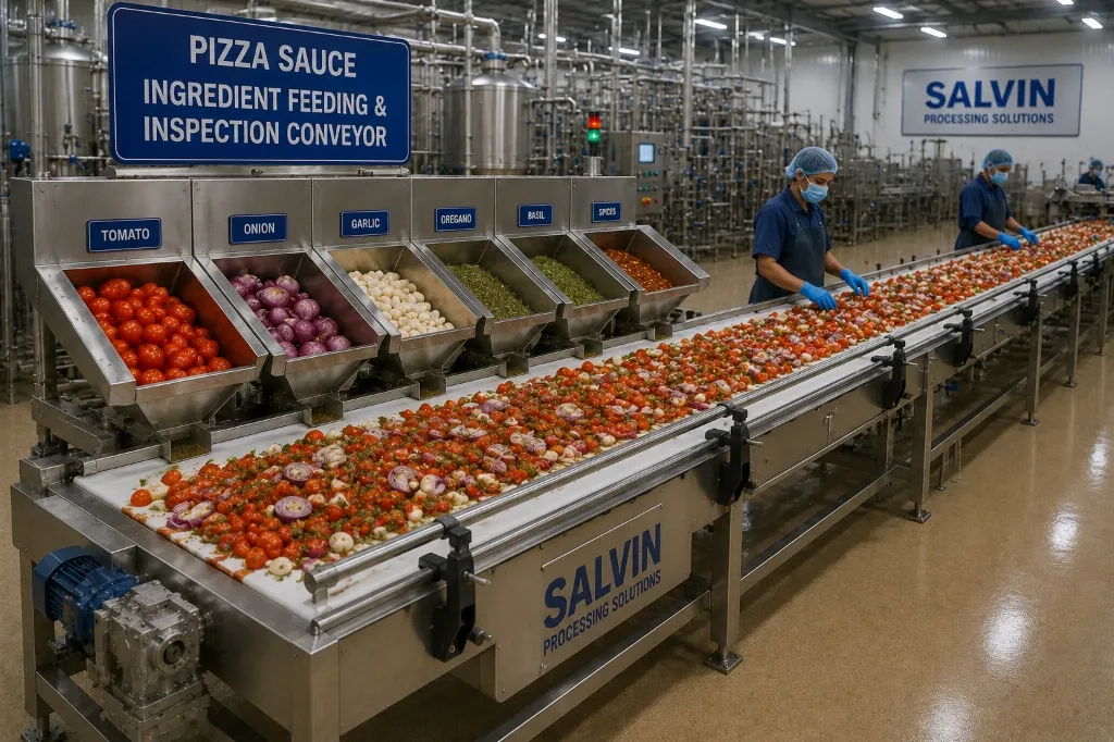 Ingredient Feeding & Inspection Conveyor