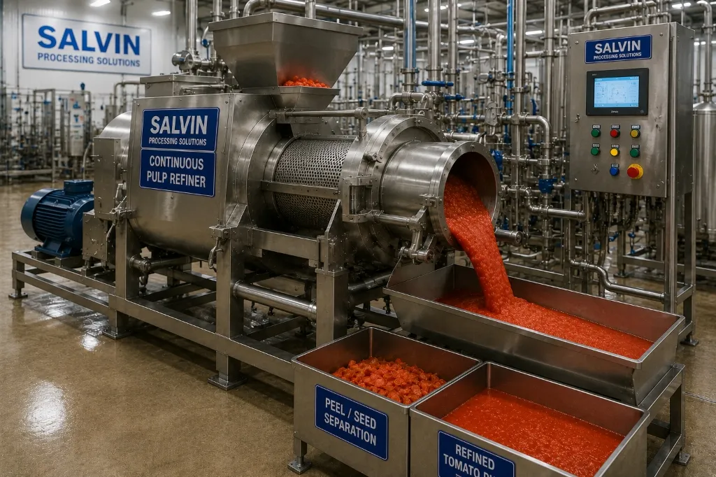 Continuous Pulp Refiner