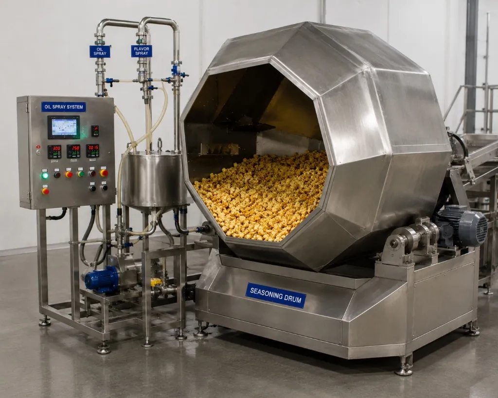 Rotary Seasoning Drum