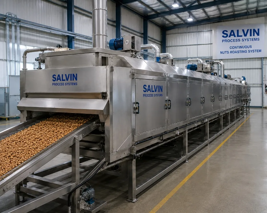 Continuous Nuts Roasting System