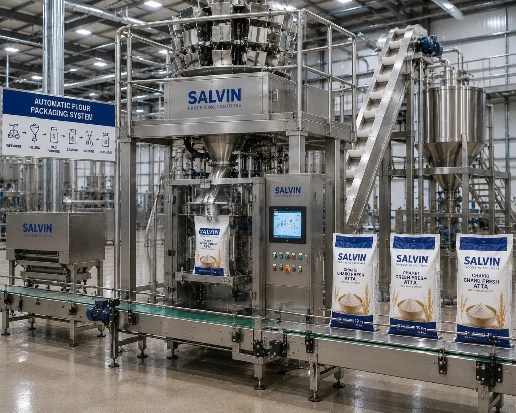 Wheat Flour Processing Plant by Salvin Industries