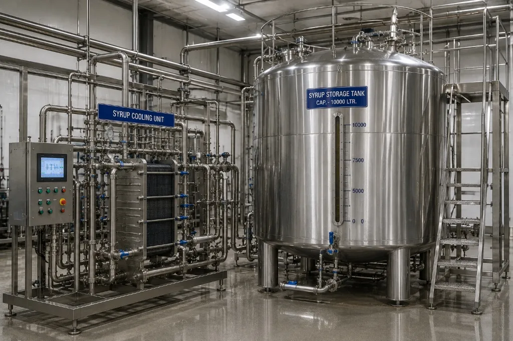 Syrup Cooling & Storage Tank