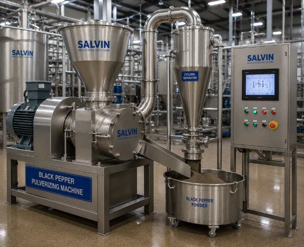 Black Pepper Pulverizing Machine