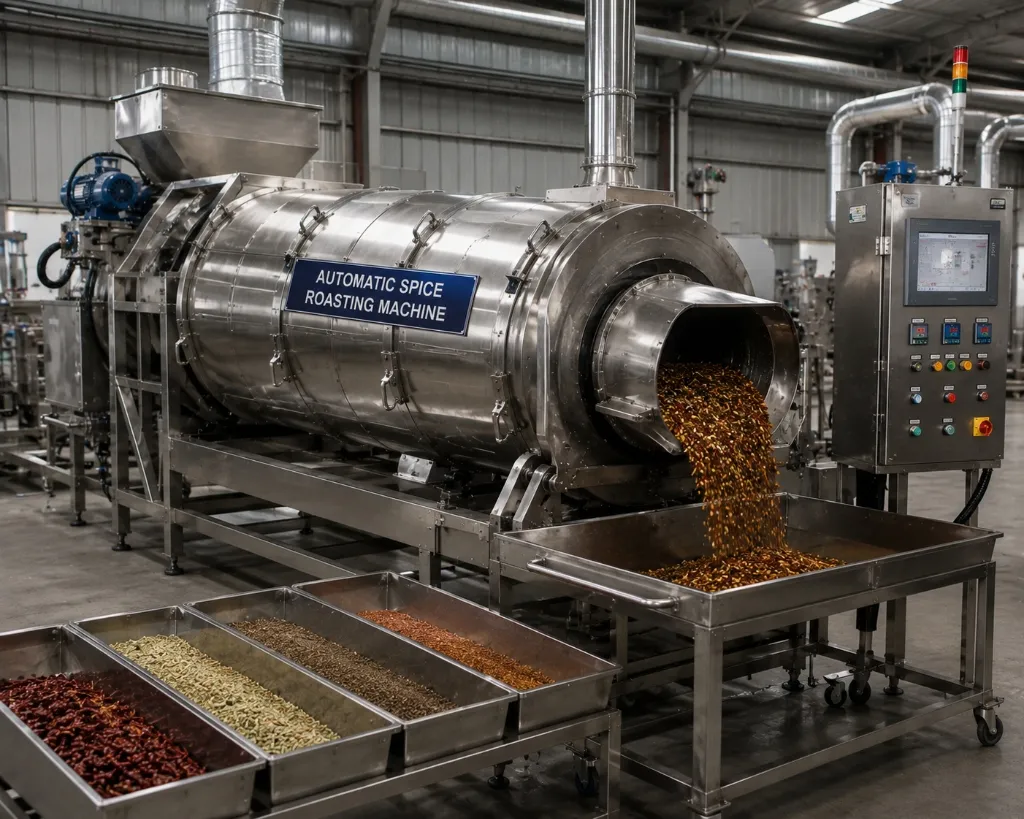 Fully Automated Garam Masala Processing Plant Overview